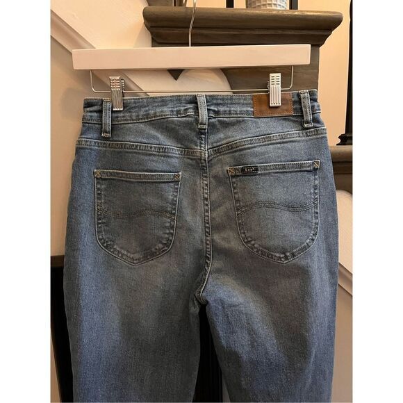 Lee Hi-Rise Skinny Slim Fit Jeans in Chrome sz 8 NWT - Picture 4 of 6